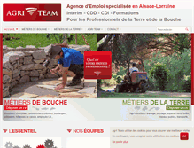 Tablet Screenshot of agri-team.fr